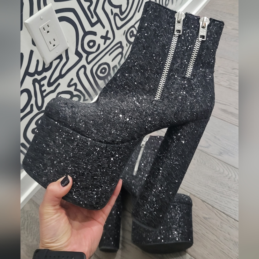 Current mood sparkly boot